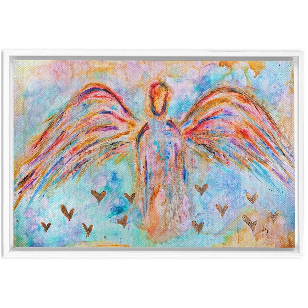 You Are my Special Angel artwork detail - angel painting canvas print wall art