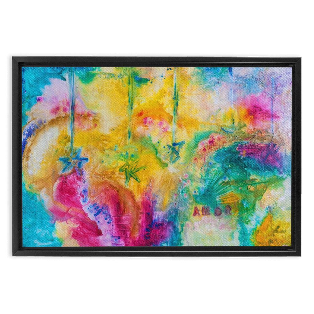 Here as in Heaven artwork detail - abstract art canvas print wall art