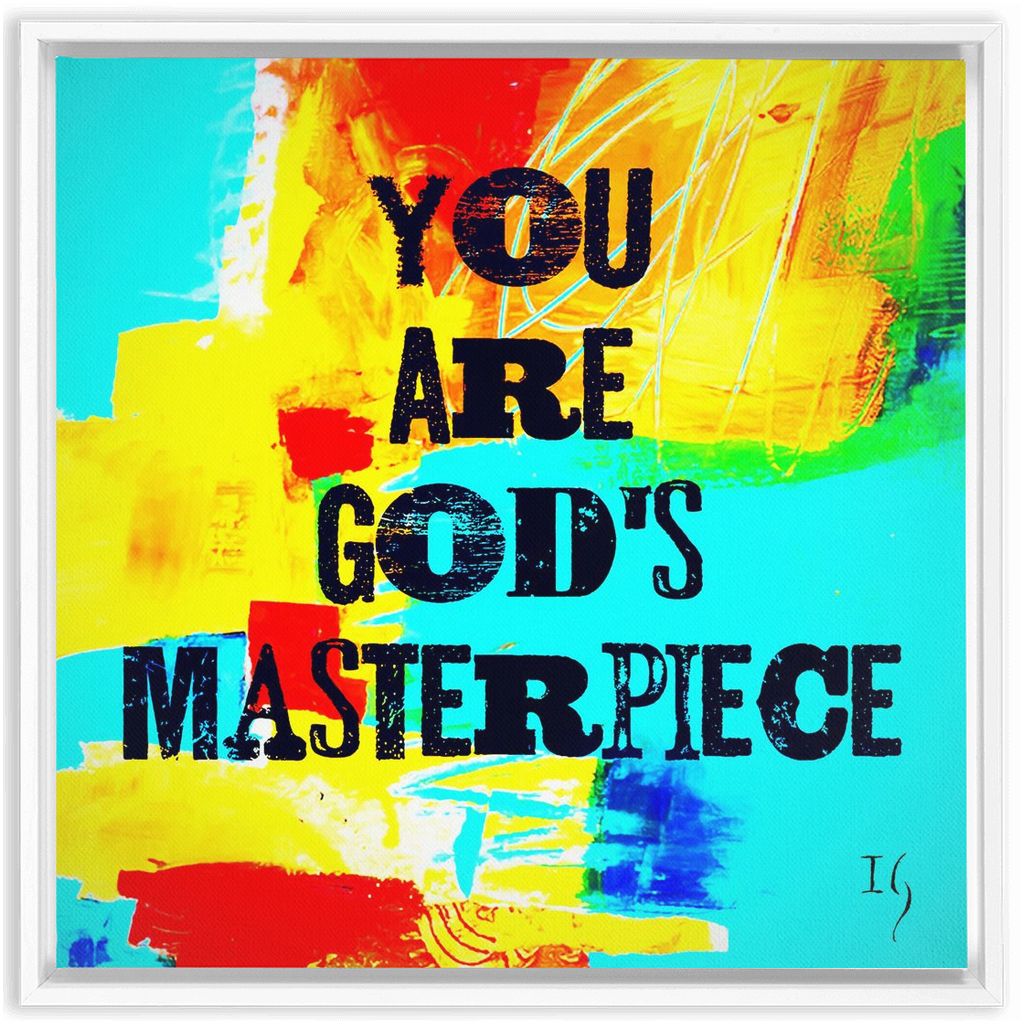Ephesians 2:10 artwork detail - bible verse wall art canvas print wall art