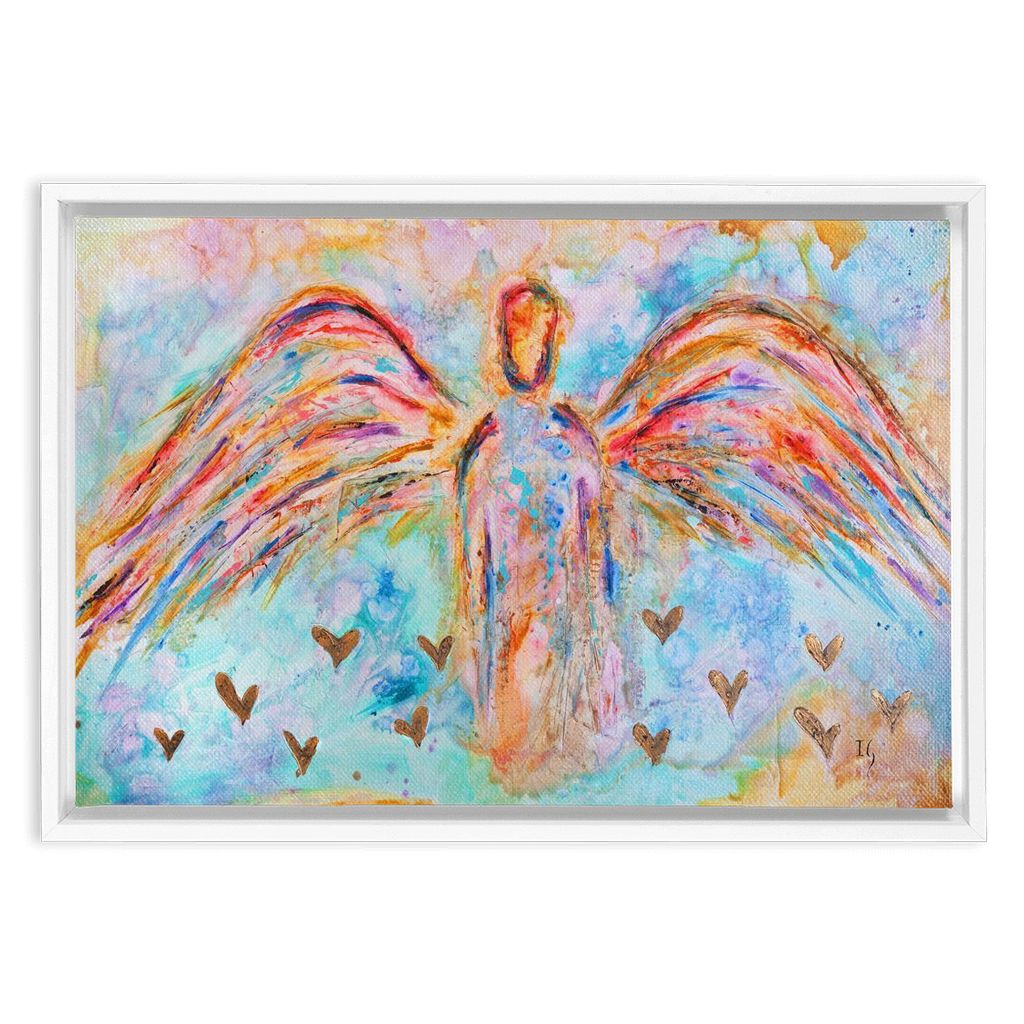 You Are my Special Angel artwork detail - angel painting canvas print wall art