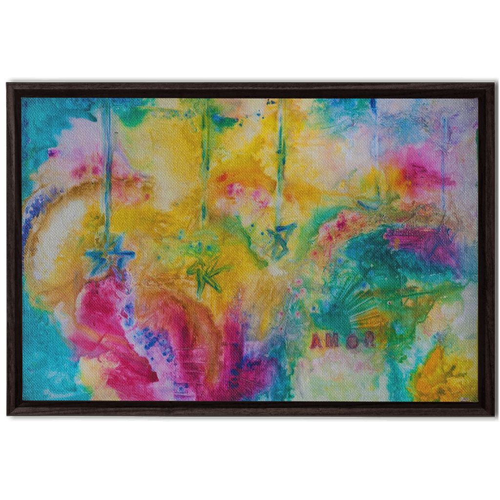 Here as in Heaven artwork detail - abstract art canvas print wall art