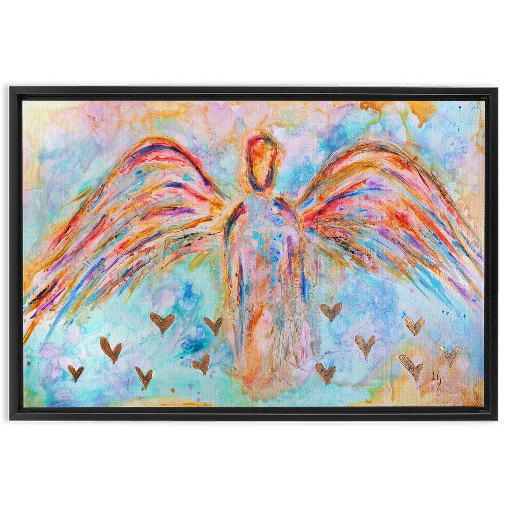 You Are my Special Angel artwork detail - angel painting canvas print wall art