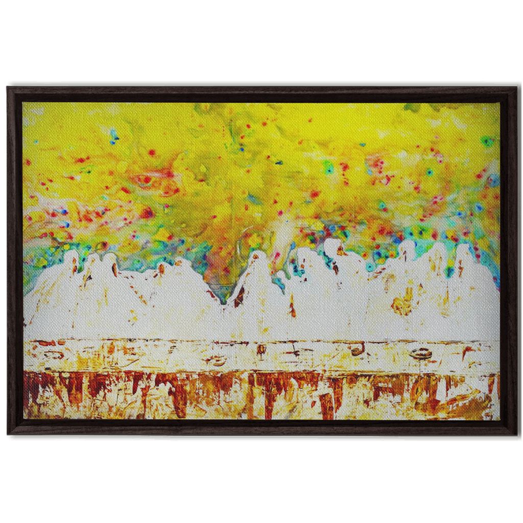Eucharist artwork detail - christian wall art canvas print wall art