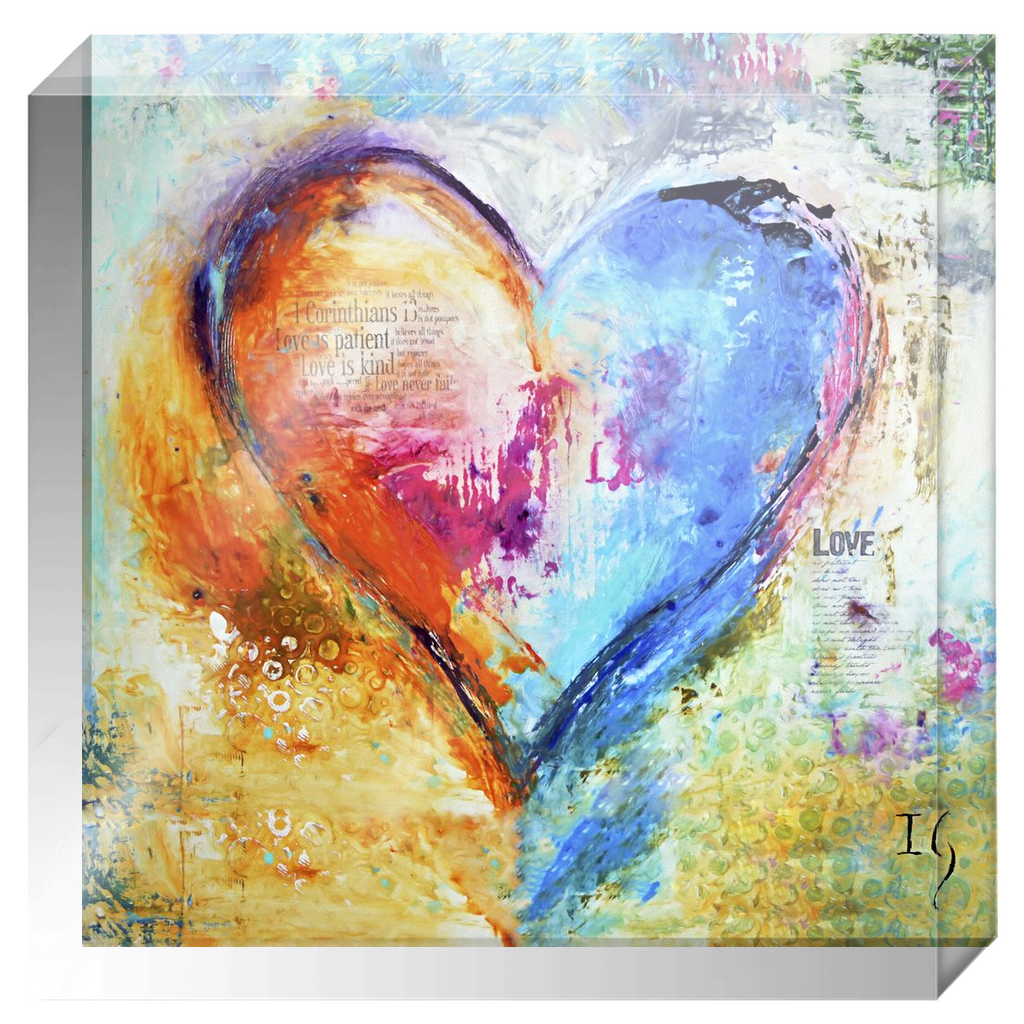 LOVE IS PATIENCE ACRYLIC BLOCK