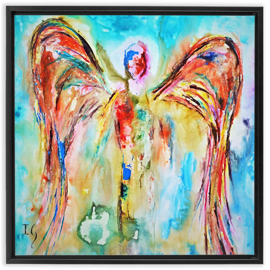 Azel artwork detail - interactive canvas print that comes alive with mobile app wall art