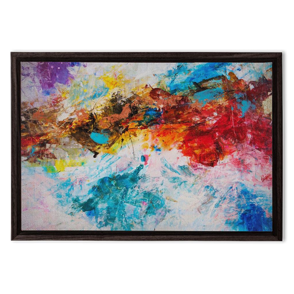 The Colors Of Heaven - abstract art canvas print by Ivan Guaderrama