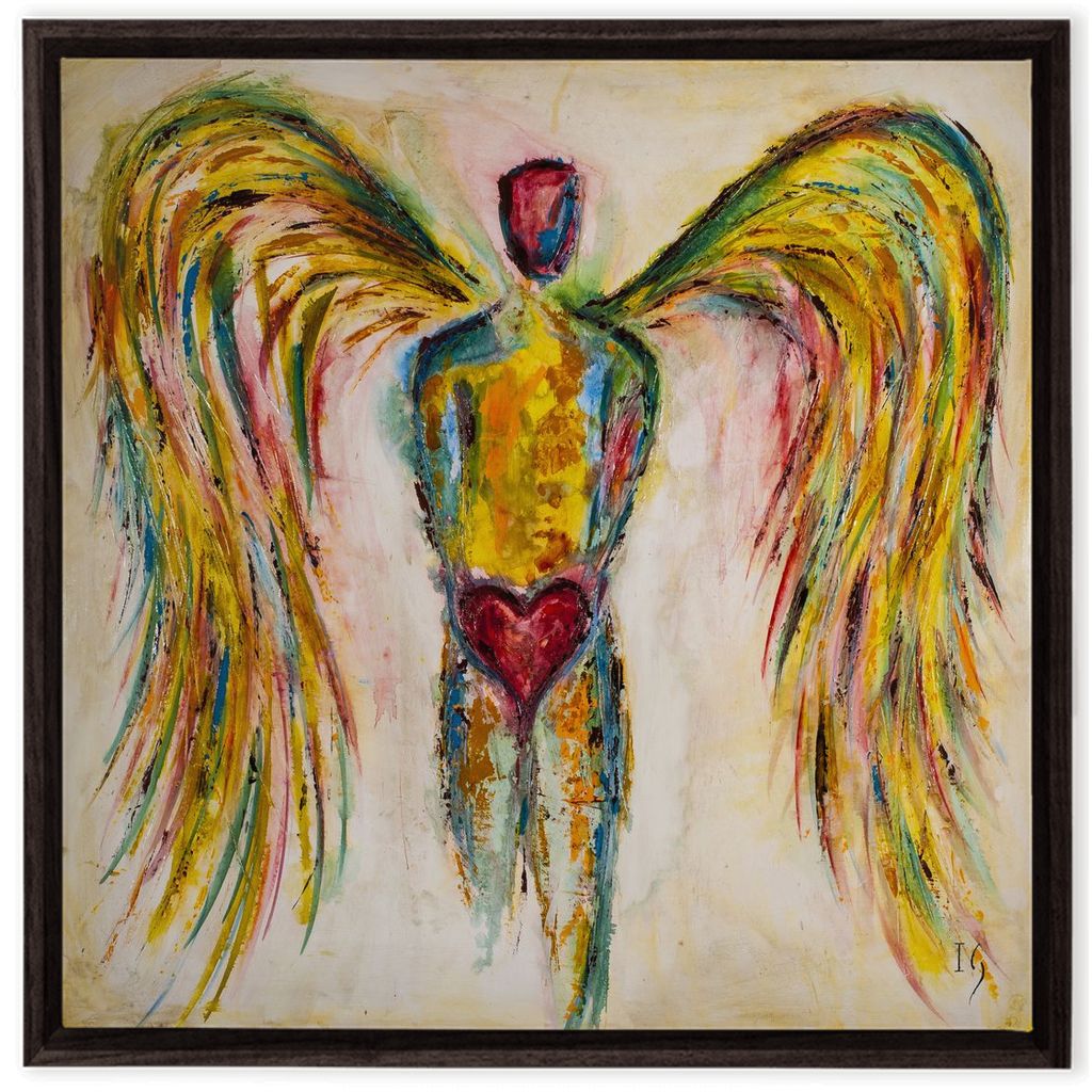 Guard Your Heart artwork detail - interactive canvas print that comes alive with mobile app wall art