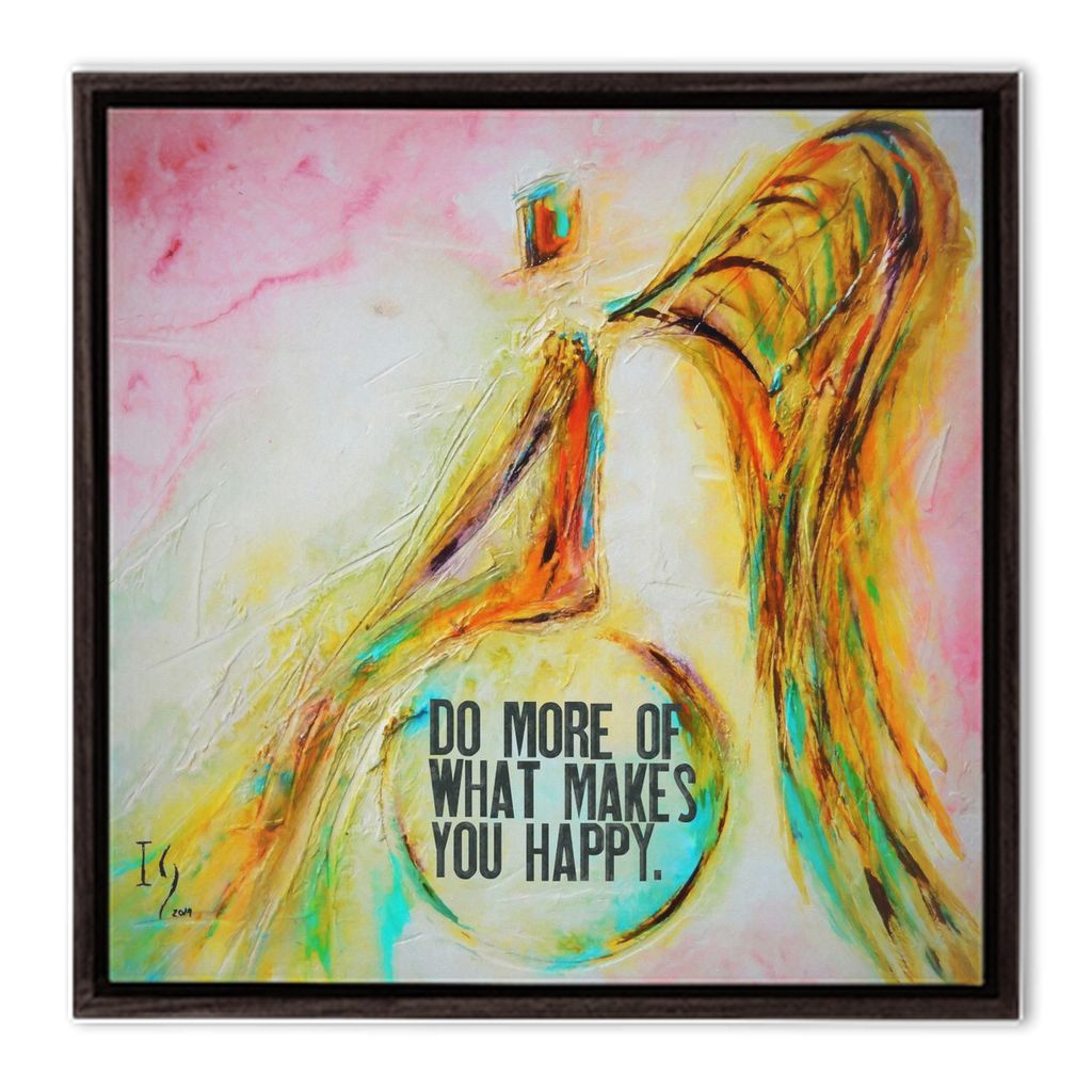 Freedom - angel painting canvas print by Ivan Guaderrama