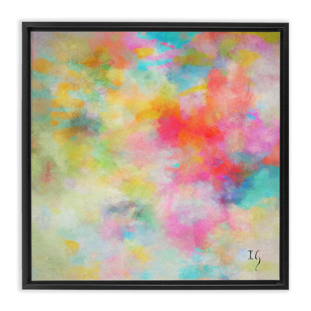 Jesus Loves Me artwork detail - abstract art canvas print wall art