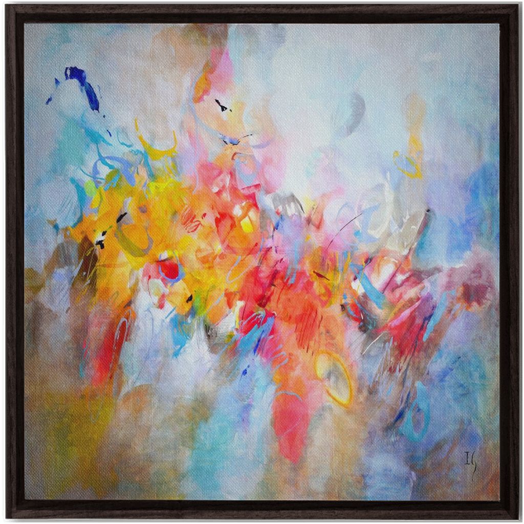 For I Know The Plans I Have For You artwork detail - abstract art canvas print wall art