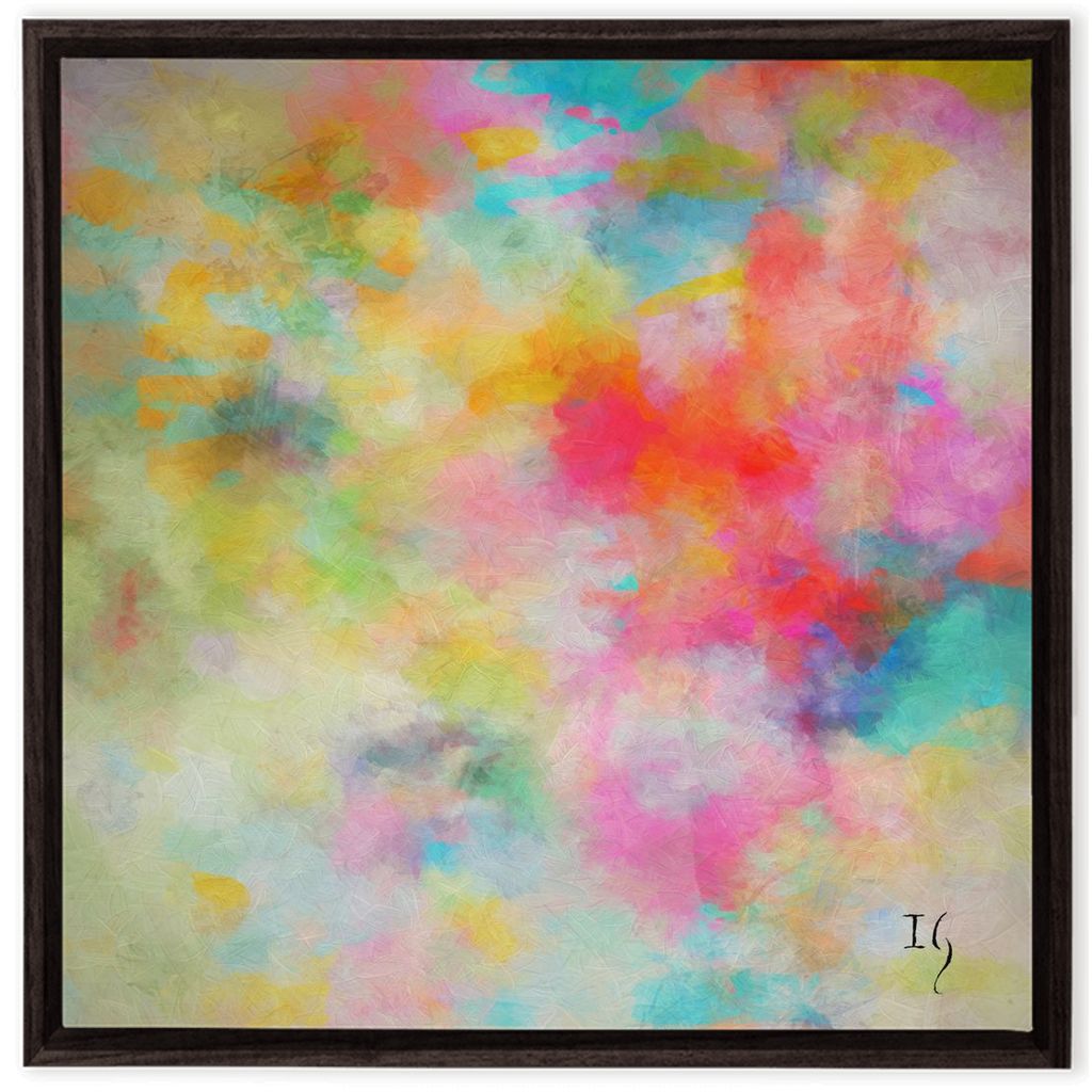 Jesus Loves Me artwork detail - abstract art canvas print wall art