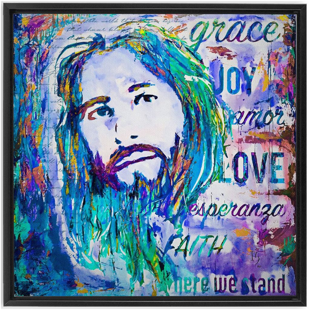 He is artwork detail - bible verse wall art canvas print wall art