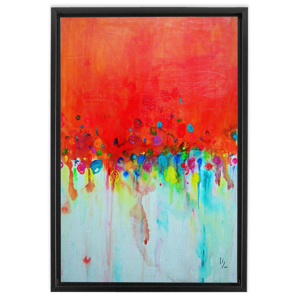 Where you go I will go artwork detail - abstract art canvas print wall art