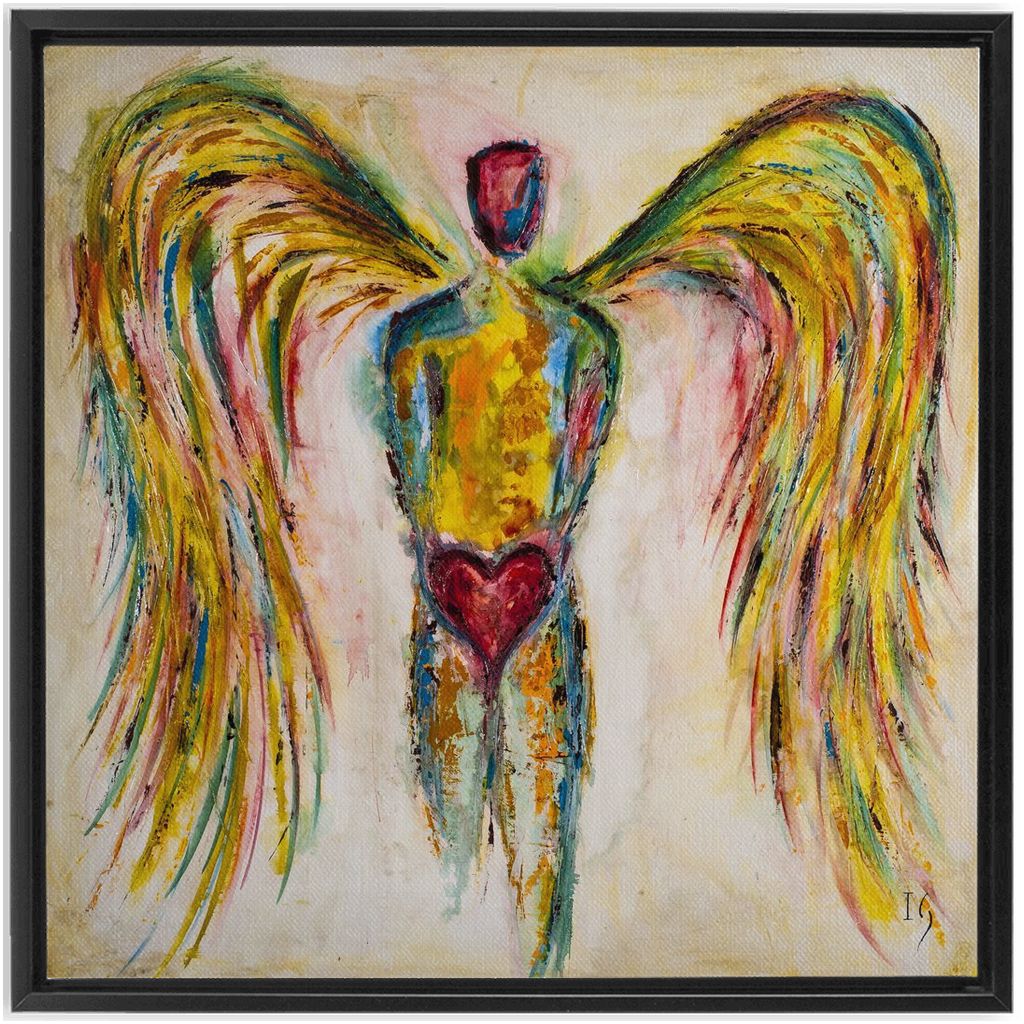 Guard Your Heart artwork detail - interactive canvas print that comes alive with mobile app wall art