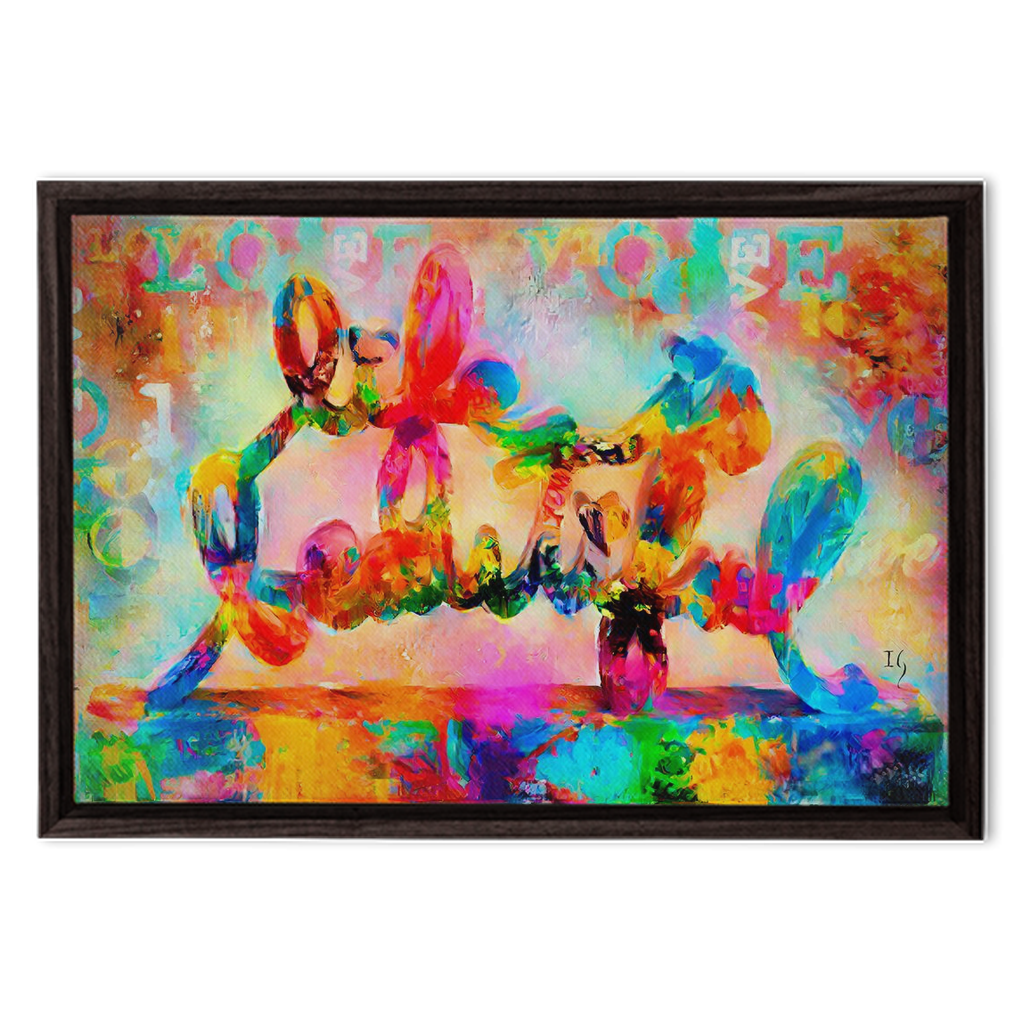 Life is Beautiful - bible verse wall art canvas print by Ivan Guaderrama