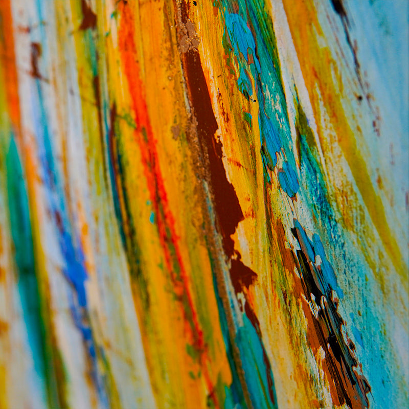 Soul´s Guardian artwork detail - original heart painting wall art