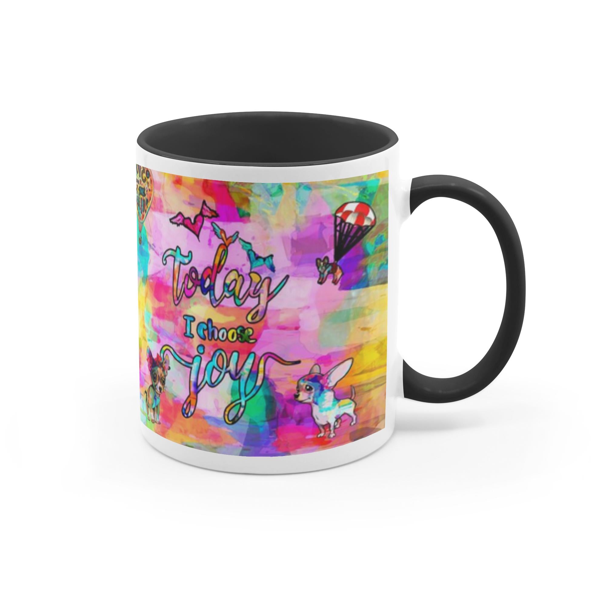 Today I Choose Joy Interactive Mug artwork detail - interactive christian gift with augmented reality wall art