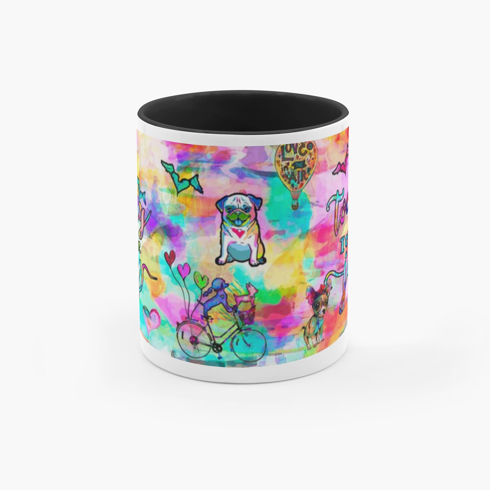 Today I Choose Joy Interactive Mug artwork detail - interactive christian gift with augmented reality wall art