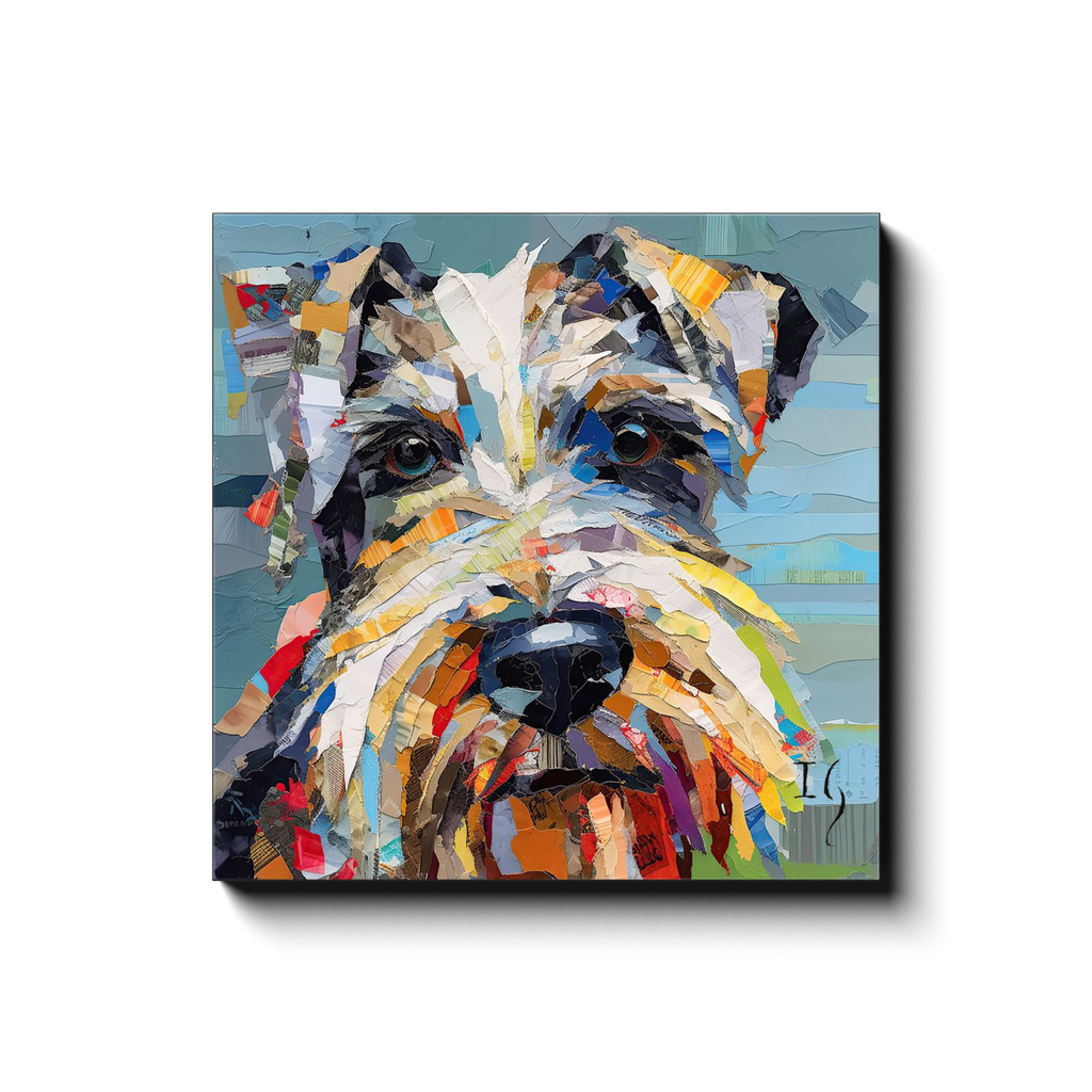 Vivid Arts (Miniature Schnauzer Sitting Vivid Arts (Miniature Schnauzer Sitting