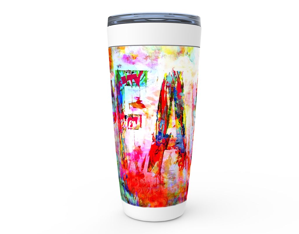 FAITH Stainless Steel Tumbler - christian inspirational tumbler by Ivan Guaderrama