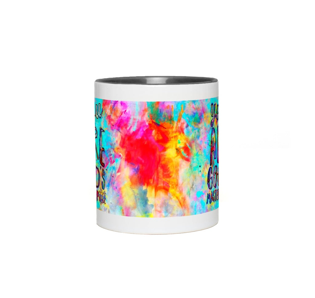 You are God's Masterpiece Interactive Mug canvas print in room setting - interactive art by Ivan Guaderrama