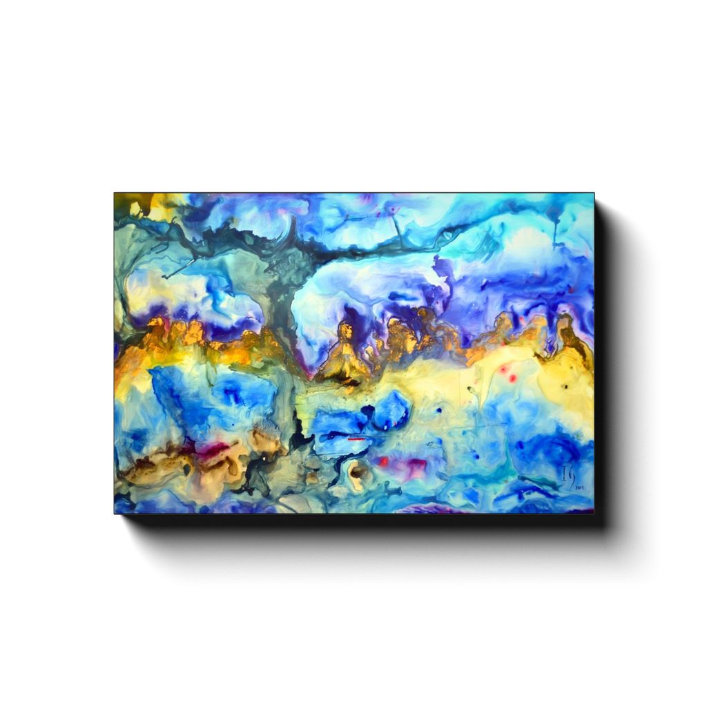 Da Vinci Last Supper canvas print in room setting - christian wall art by Ivan Guaderrama