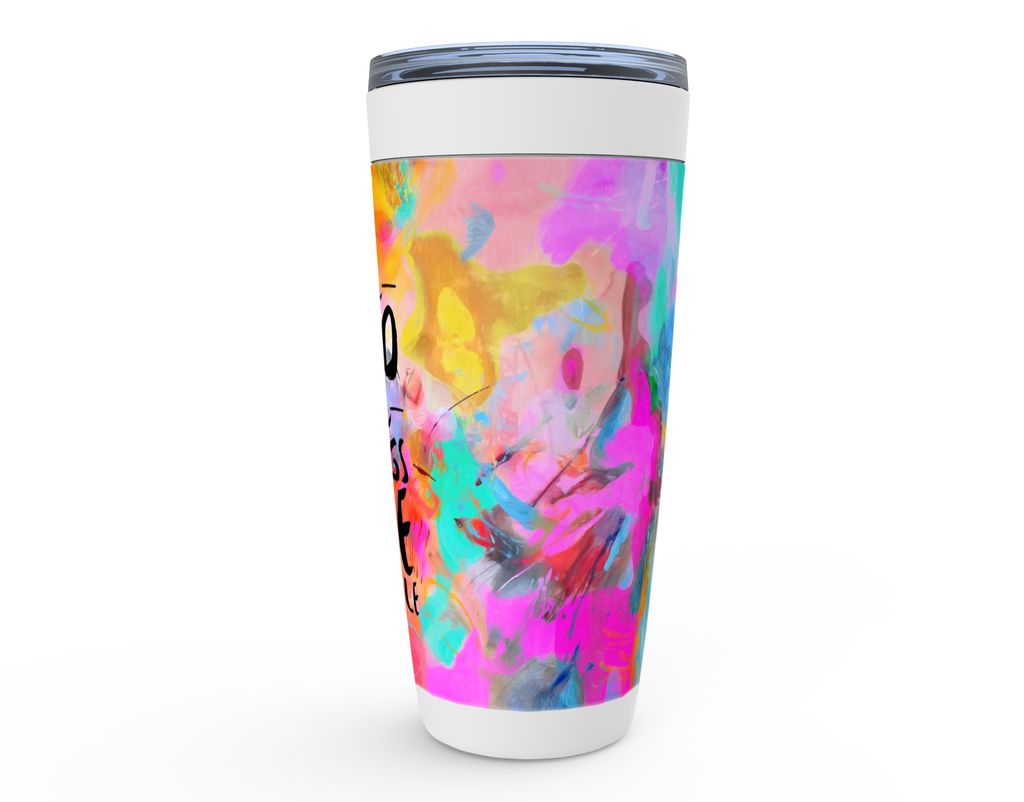With God All Things Are Possible - Stainless Steel Tumbler - christian inspirational tumbler by Ivan Guaderrama