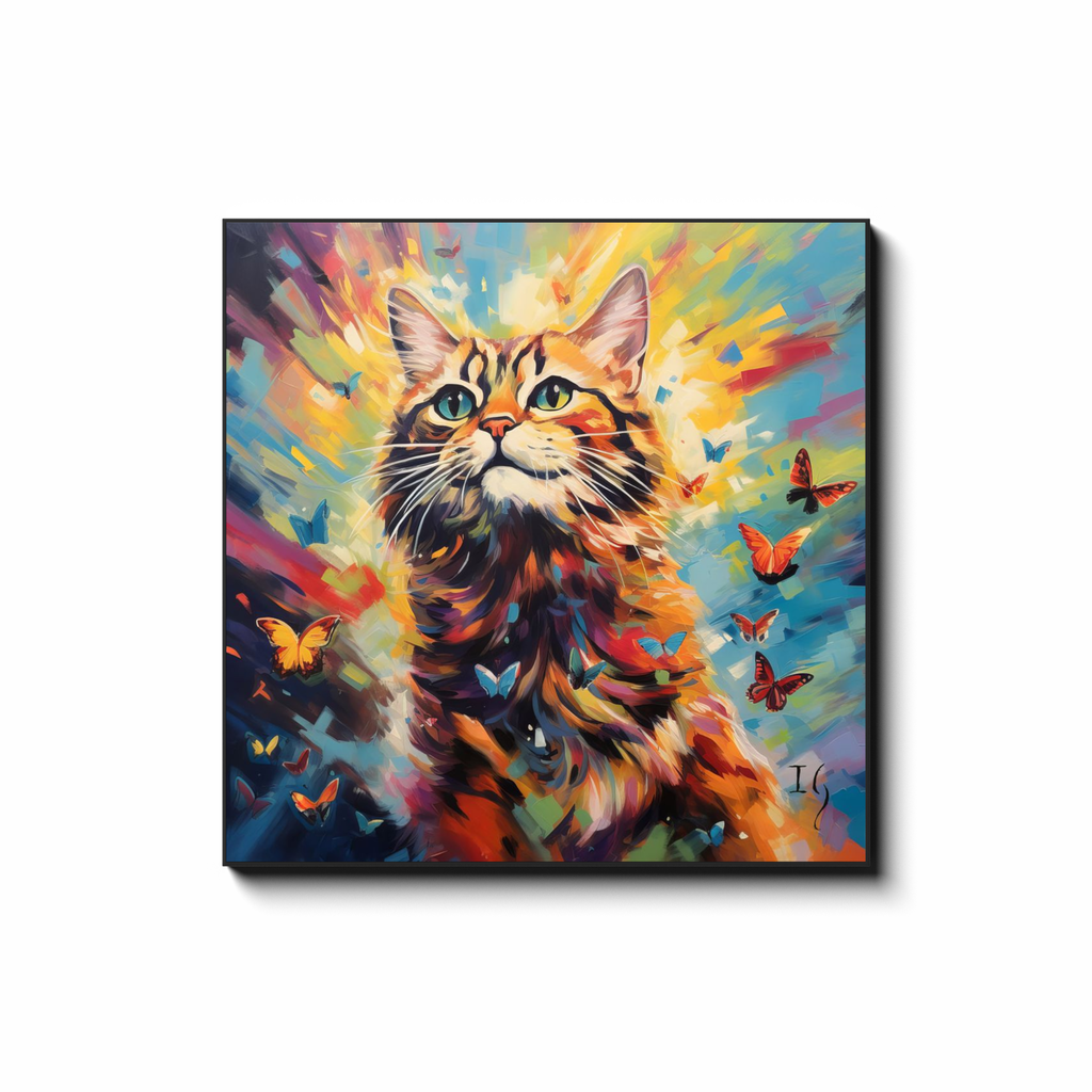 Kaleidoscope Resilience - colorful pet portrait art by Ivan Guaderrama