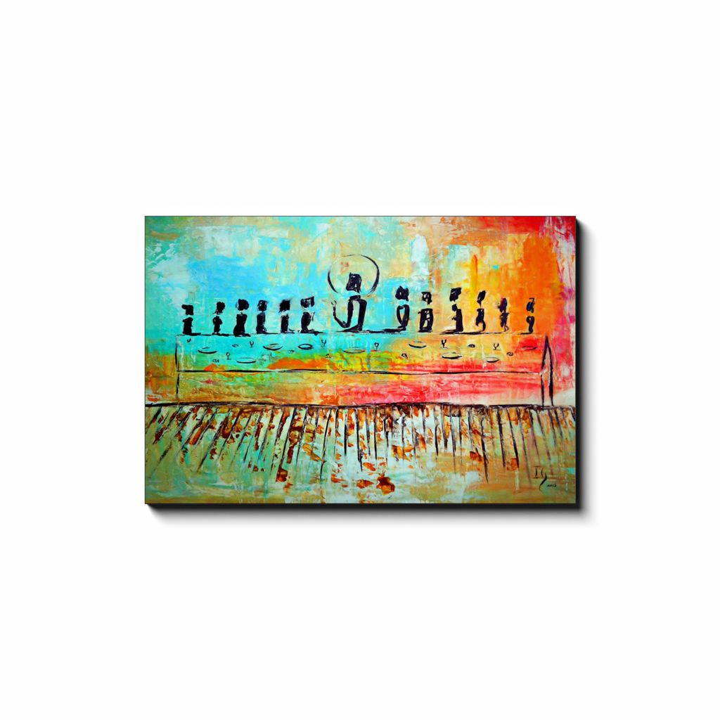 The Last Supper - christian wall art canvas print by Ivan Guaderrama