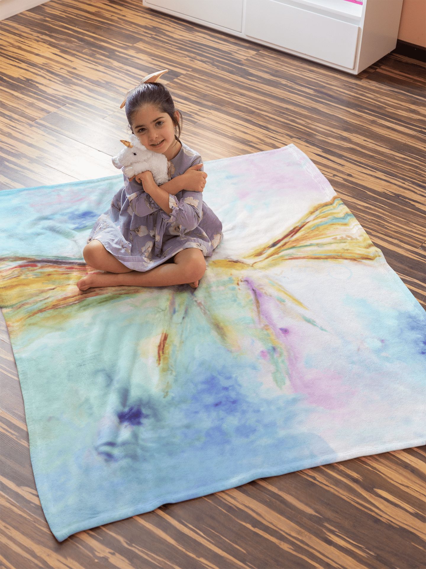 Blessed Beyond Measure Minky Blankets artwork detail - christian inspirational minky blanket wall art