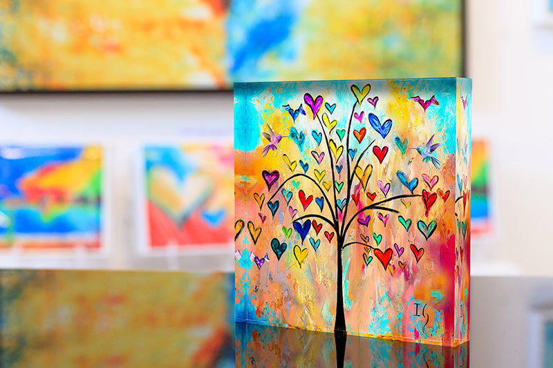 A celebratory artwork highlighting the profound connection between humanity and God. The tree's upward-reaching branches symbolize our eternal quest for divine enlightenment.