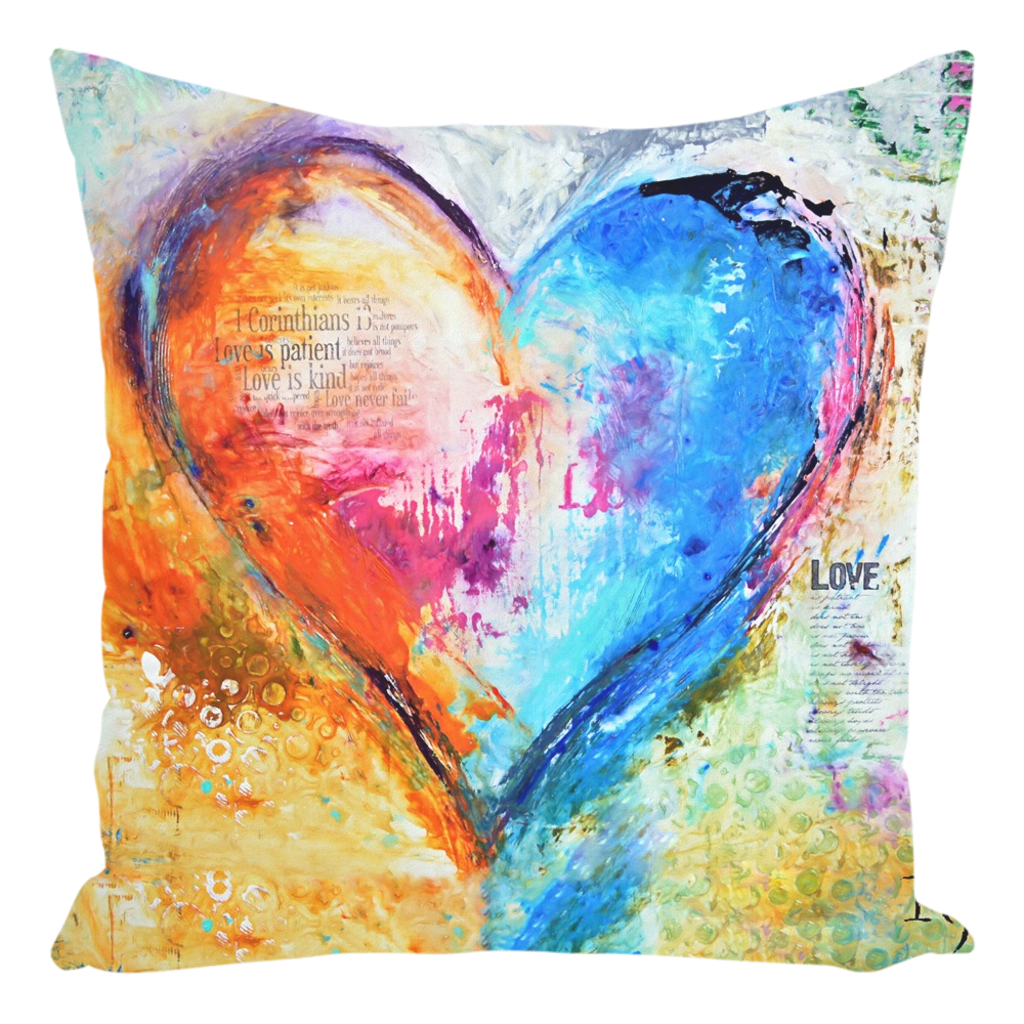Patience of Love Throw Pillows - ivanguaderramaonlinestores