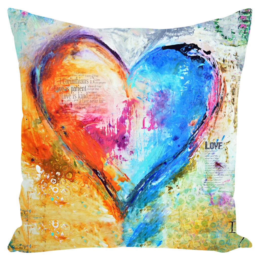 Patience of Love Throw Pillows - ivanguaderramaonlinestores