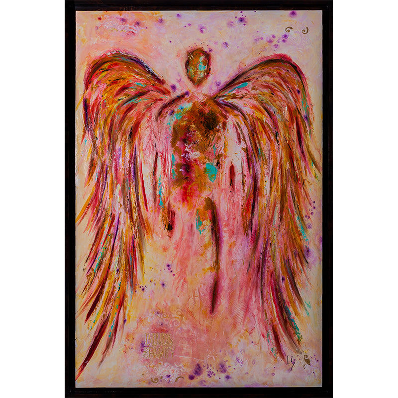 Angel Of Unity - original painting by Ivan Guaderrama