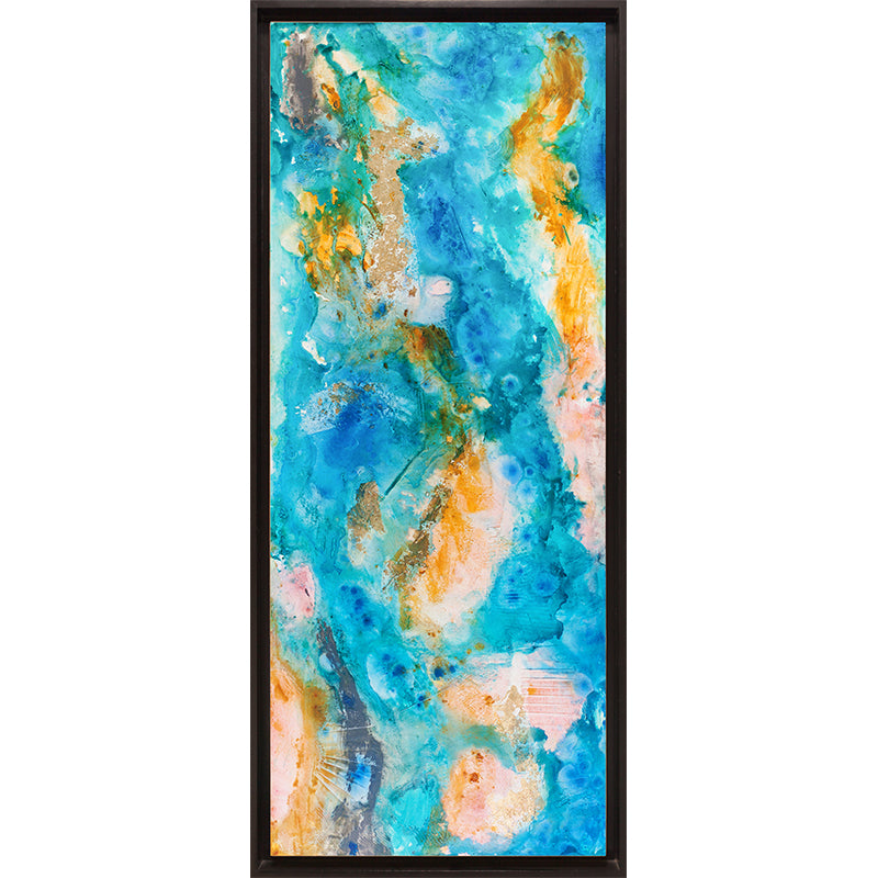 Beginning - original abstract painting by Ivan Guaderrama