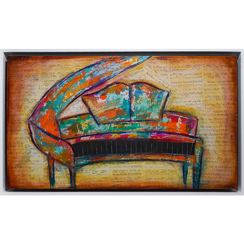COLORFUL CHORD - original painting by Ivan Guaderrama