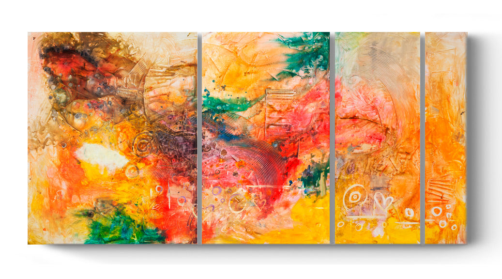 Dear - original abstract painting by Ivan Guaderrama