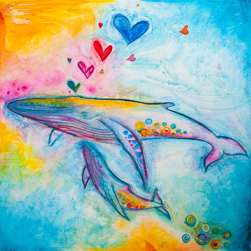 Deep Ocean - original painting by Ivan Guaderrama