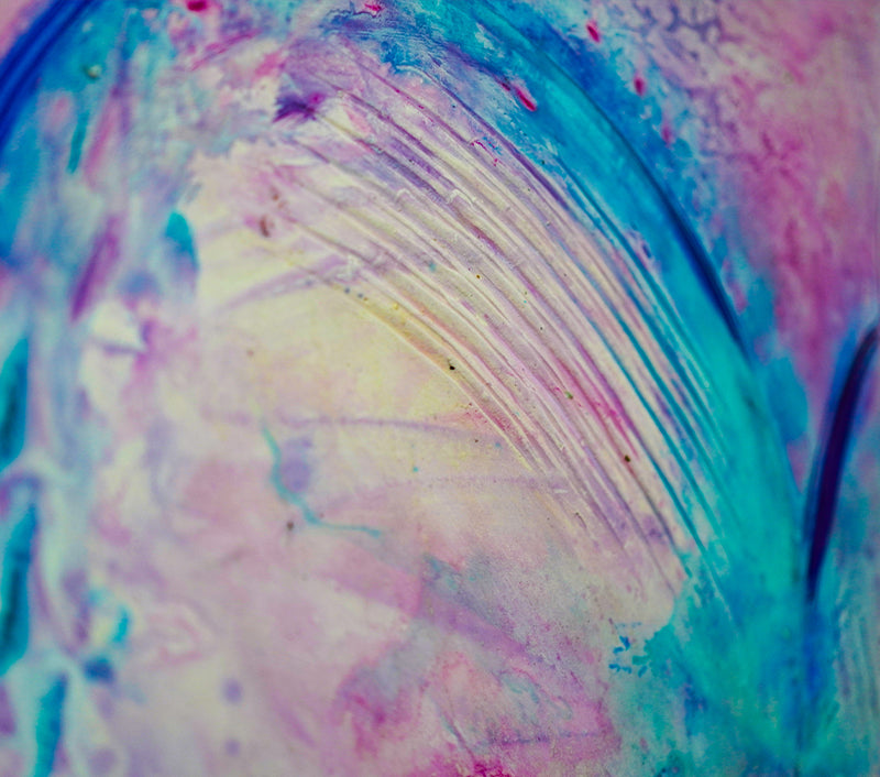 GOD IS IN OUR FAMILY canvas print in room setting - abstract art by Ivan Guaderrama