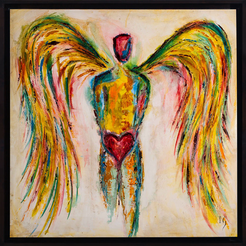 Guard your heart - original painting by Ivan Guaderrama
