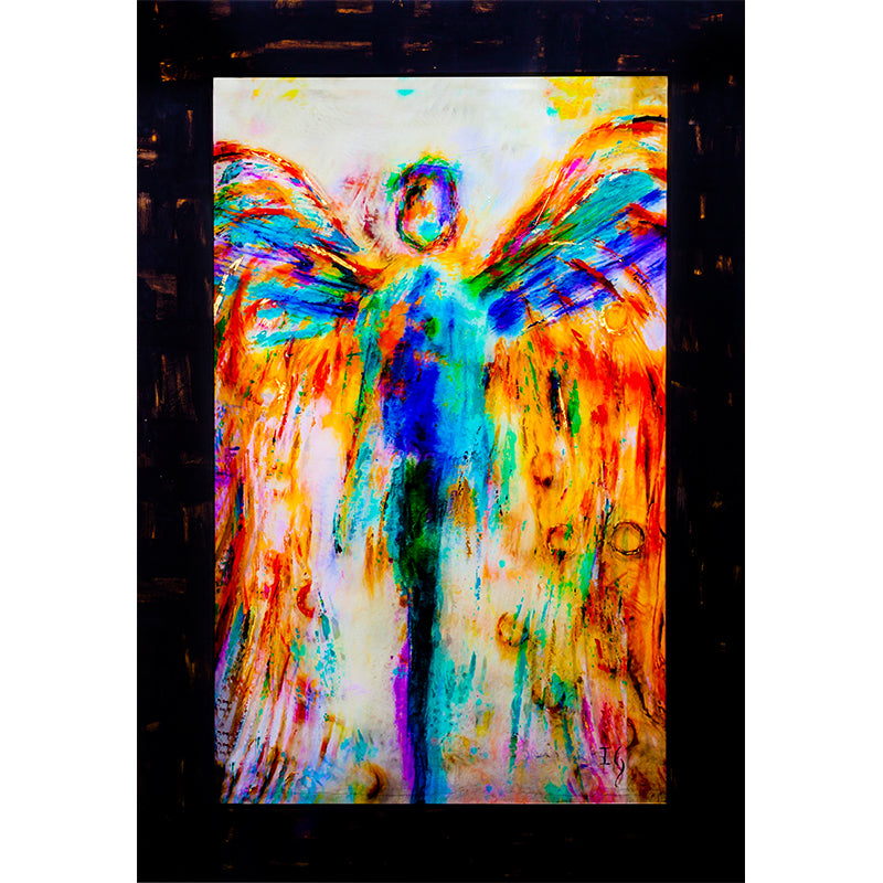 God´s Angels - original angel painting by Ivan Guaderrama