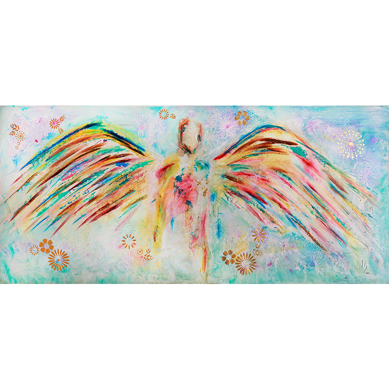 My Guardian Angel - original painting by Ivan Guaderrama