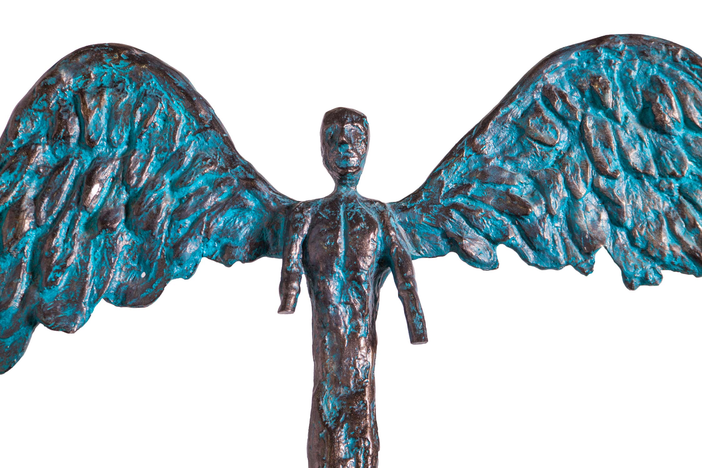 His Angels artwork detail - wall sculpture wall art