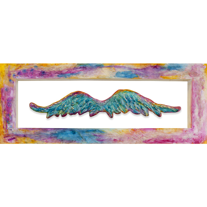 Magic Wings - original angel painting by Ivan Guaderrama