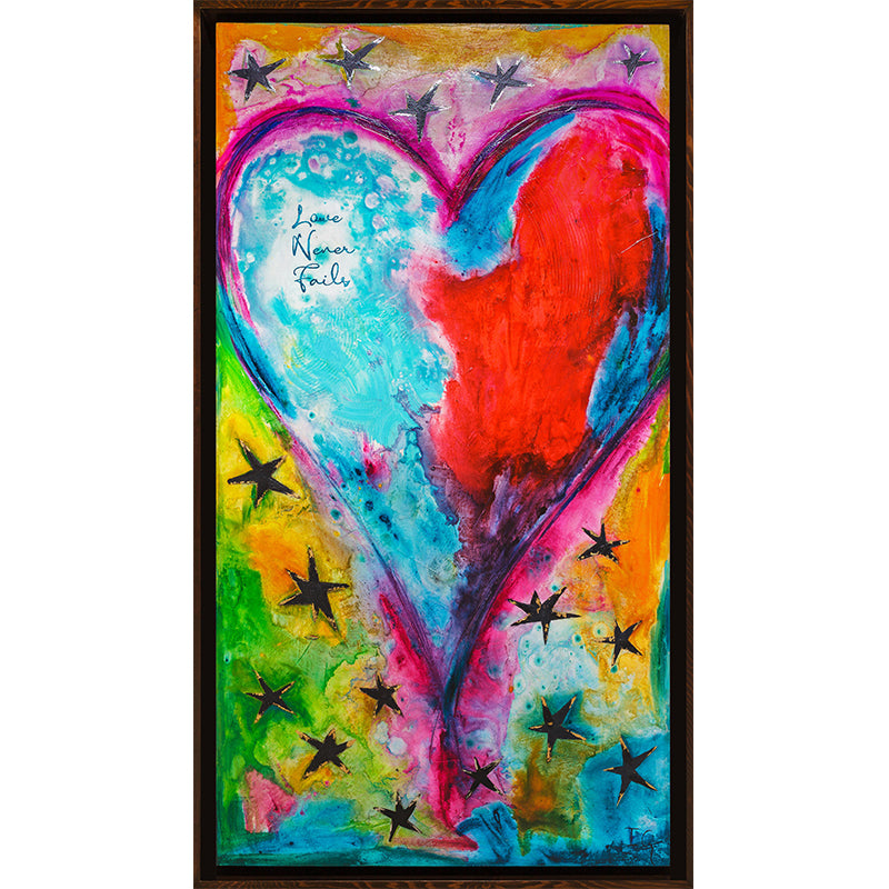 Heart Music - original painting by Ivan Guaderrama