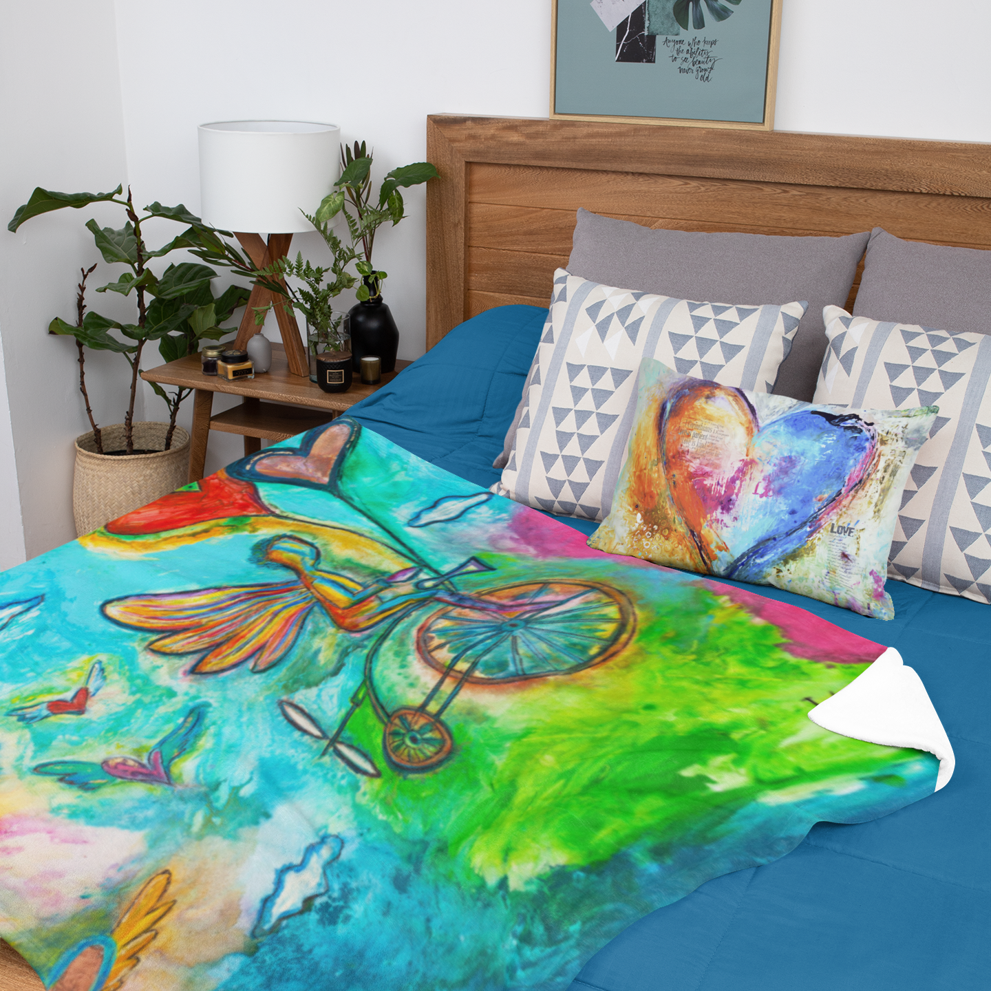 On my way to heaven Minky Blankets - ivanguaderramaonlinestores