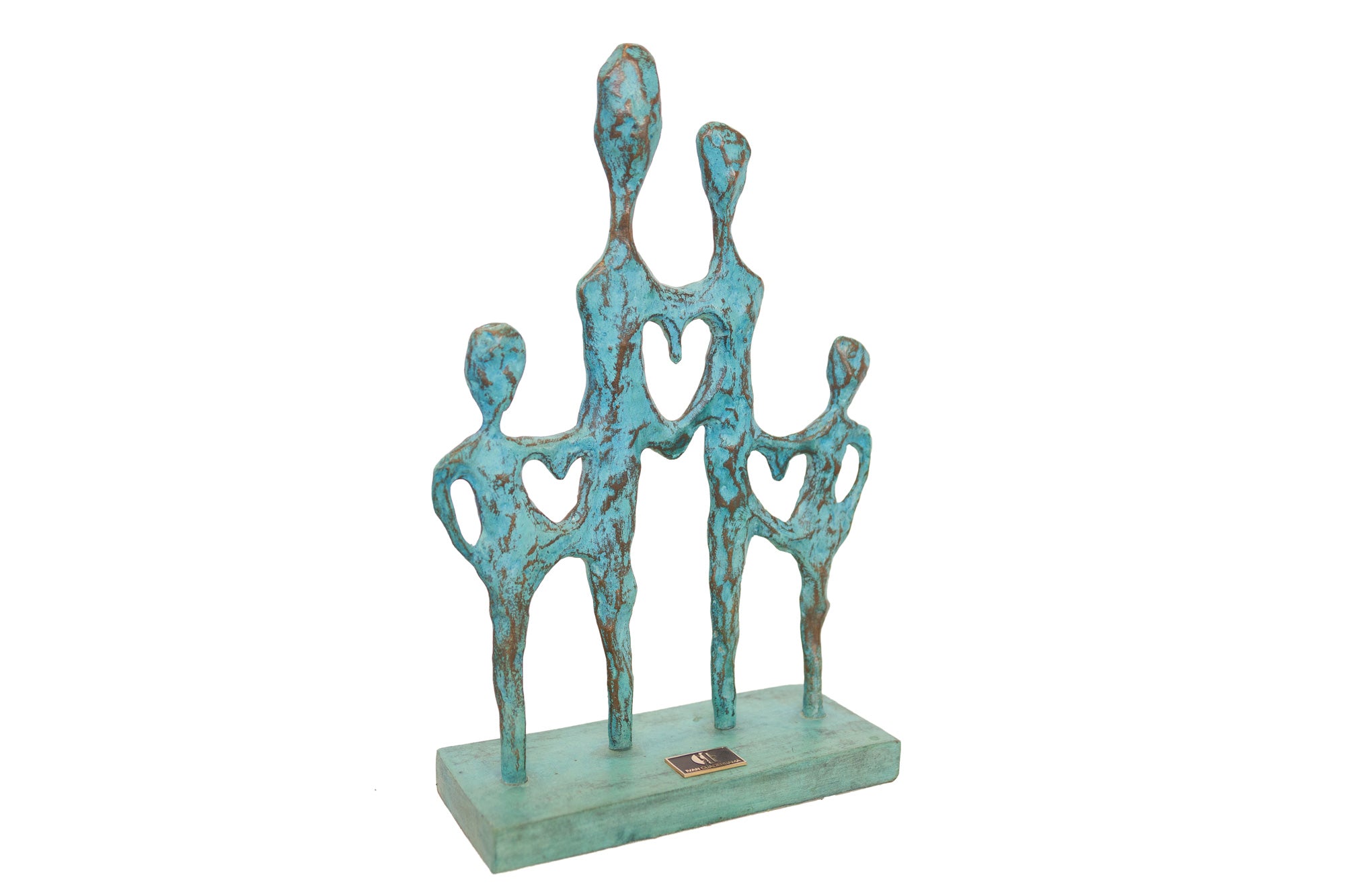 Our family - wall sculpture by Ivan Guaderrama