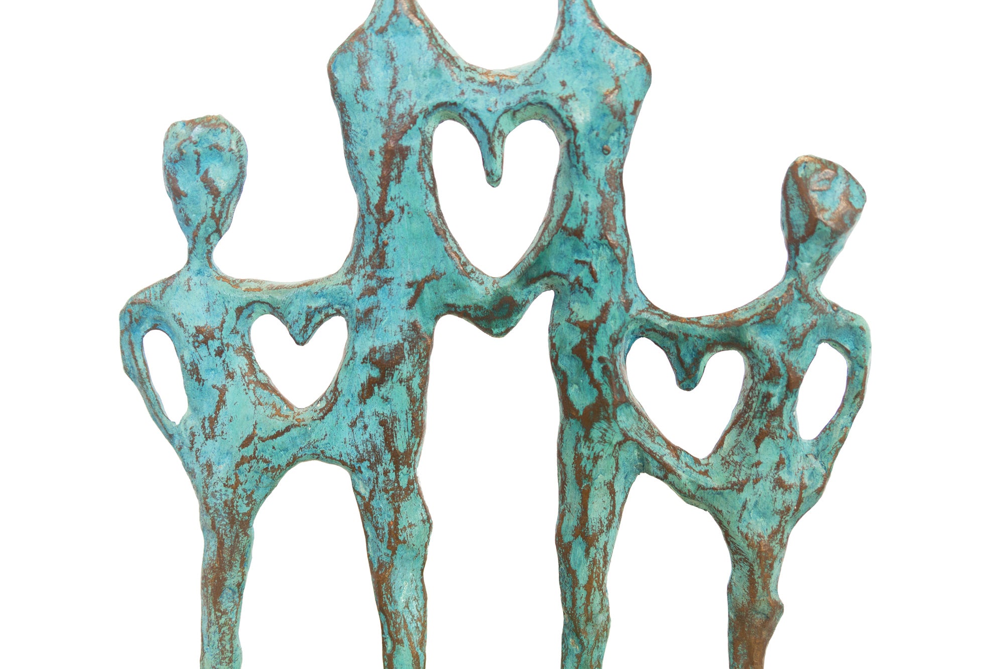 Our family canvas print in room setting - wall sculpture by Ivan Guaderrama