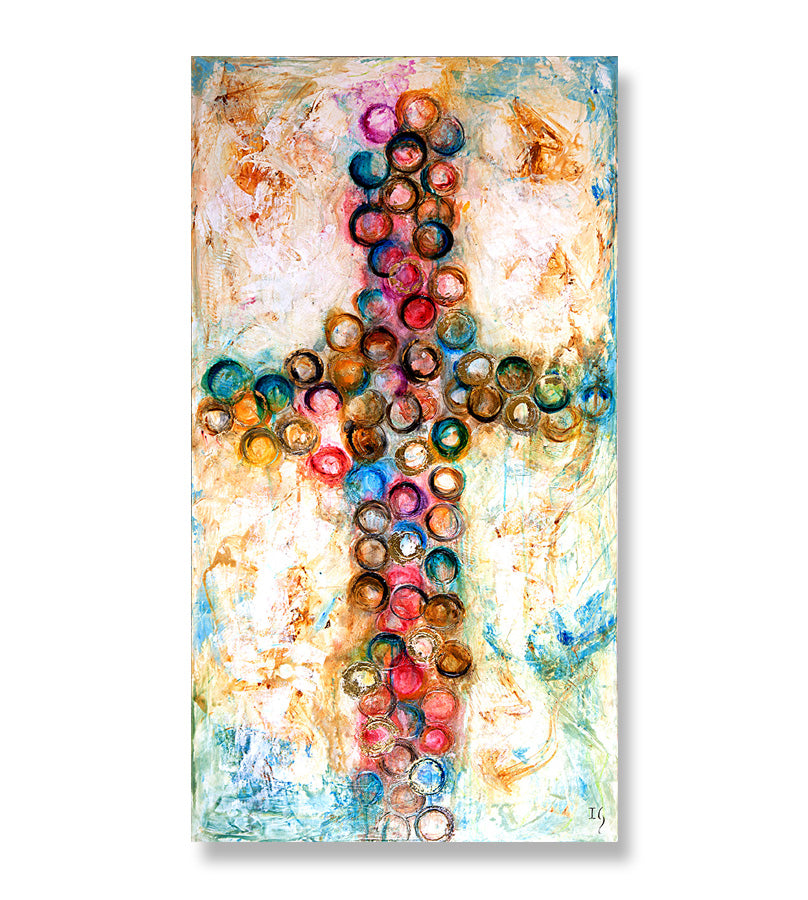 STEADFAST - original abstract painting by Ivan Guaderrama