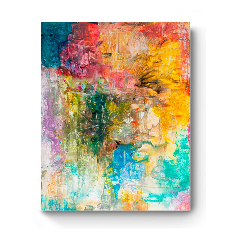 Sunshine - original abstract painting by Ivan Guaderrama